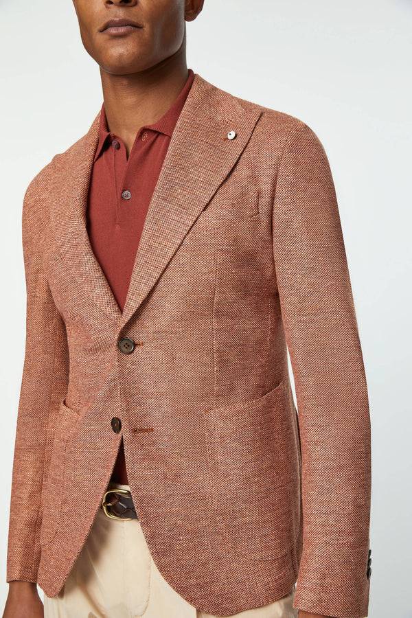 L.B.M. 1911 Giacca STEVE slim in jersey terra di Siena Giacca STEVE slim in jersey terra di Siena Fino Al -60%