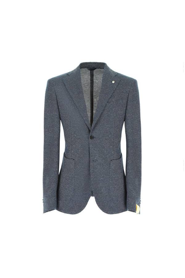 L.B.M. 1911 Giacca JACK in jersey azzurro polvere Giacca JACK in jersey azzurro polvere Novità