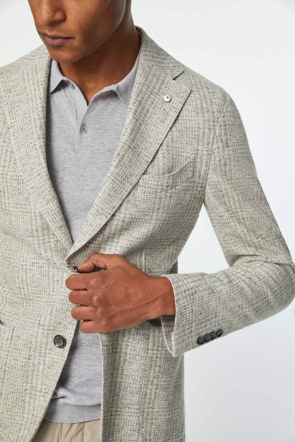 L.B.M. 1911 Giacca JACK in jersey grigio chiaro Giacca JACK in jersey grigio chiaro Saldi