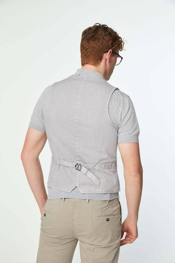 L.B.M. 1911 Gilet MIKE tinto capo grigio Gilet MIKE tinto capo grigio Saldi Di Fabbrica