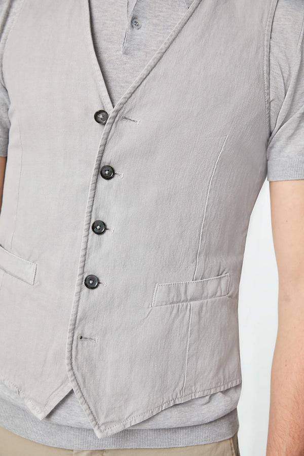L.B.M. 1911 Gilet MIKE tinto capo grigio Gilet MIKE tinto capo grigio Saldi Di Fabbrica