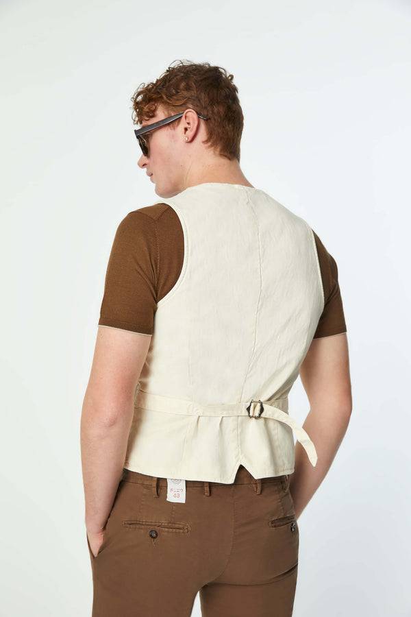 L.B.M. 1911 Gilet MIKE tinto capo bianco avorio Gilet MIKE tinto capo bianco avorio I Più Venduti