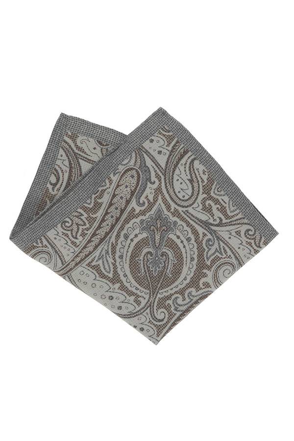L.B.M. 1911 Pochette marrone fantasia geometrica Pochette marrone fantasia geometrica Moda