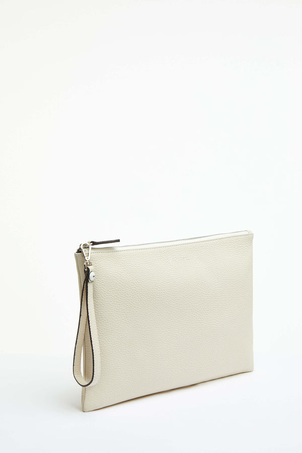 L.B.M. 1911 Pochette in pelle beige Pochette in pelle beige Soddisfazione Garantita