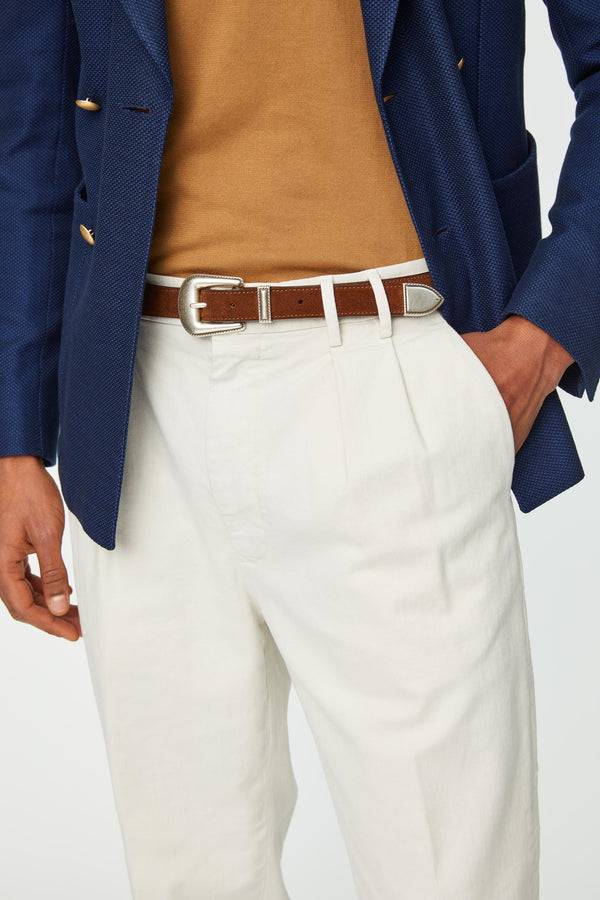 L.B.M. 1911 Cintura texana in suede cerato Cintura texana in suede cerato Promozione Limitata