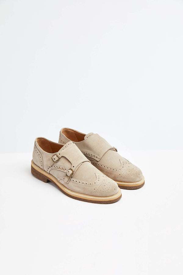 L.B.M. 1911 Monkstrap in pelle beige Monkstrap in pelle beige Outlet
