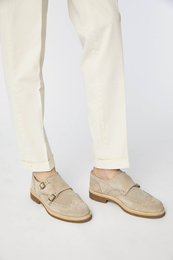 L.B.M. 1911 Monkstrap in pelle beige Monkstrap in pelle beige Outlet