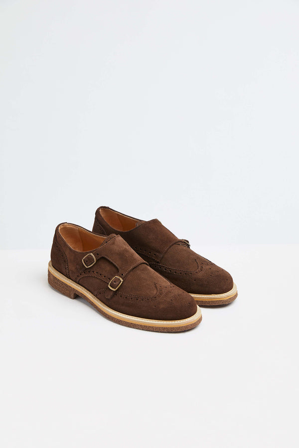 L.B.M. 1911 Monkstrap in pelle marrone Monkstrap in pelle marrone Offerte