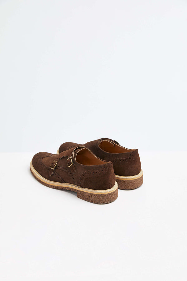 L.B.M. 1911 Monkstrap in pelle marrone Monkstrap in pelle marrone Offerte