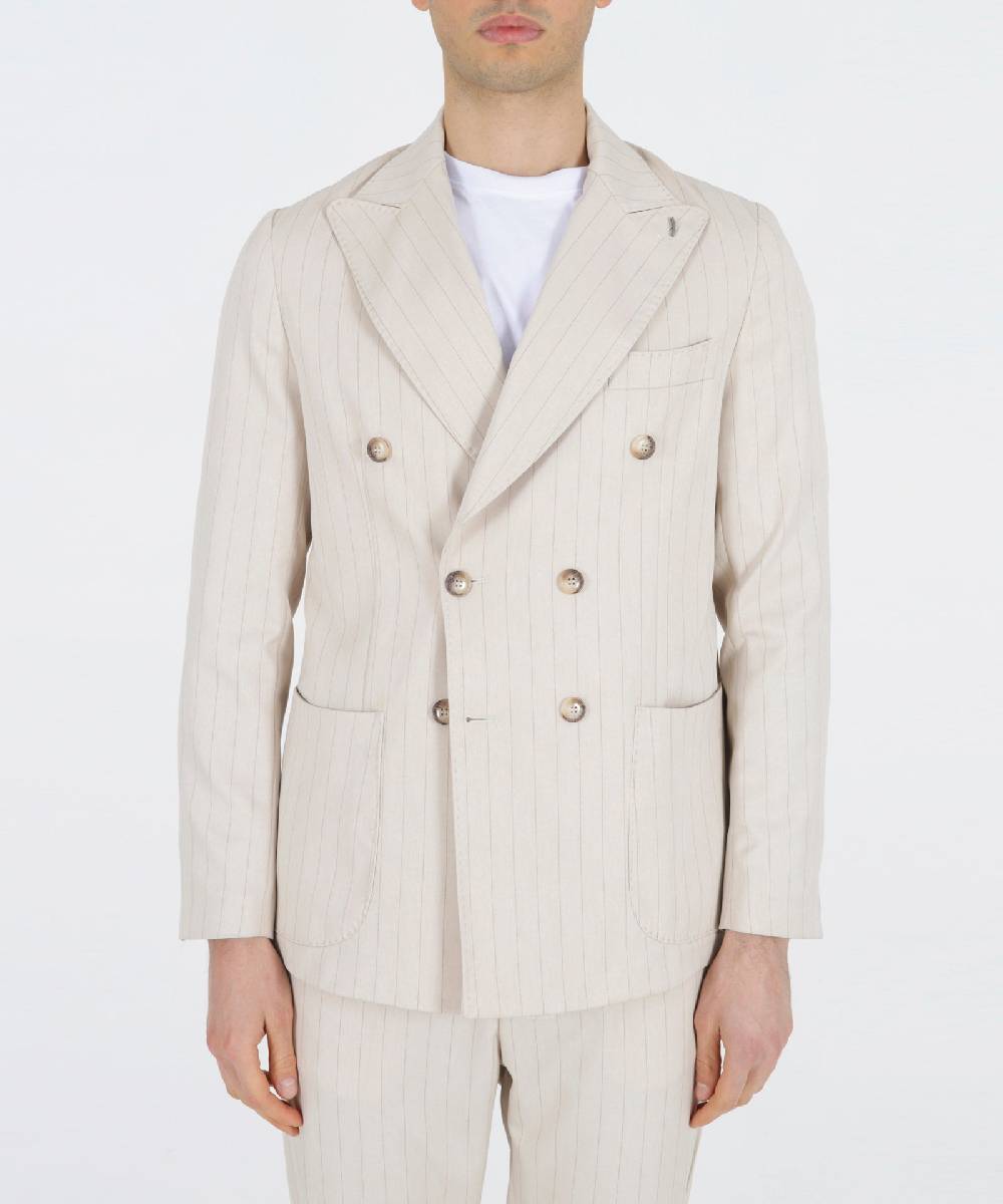 Over D GIACCA SLIM FIT DOPPIO PETTO REVERS 2025