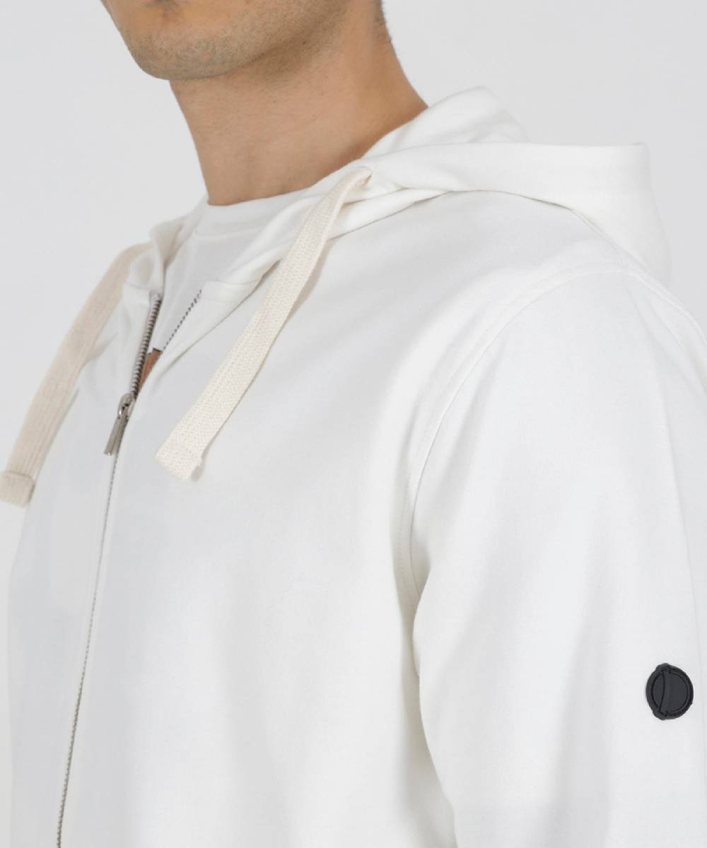 Over D FELPA FULL-ZIP Italy