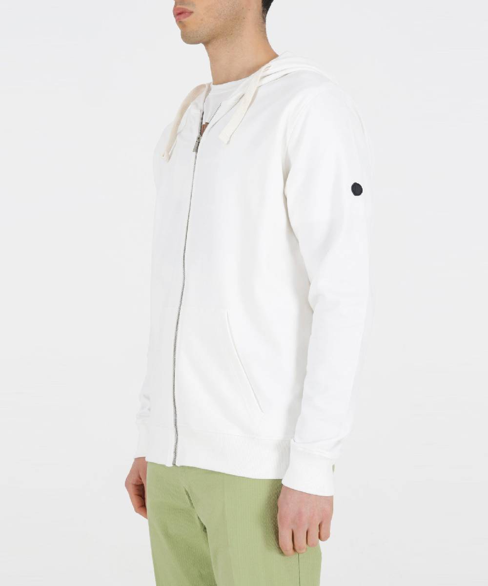 Over D FELPA FULL-ZIP Italy