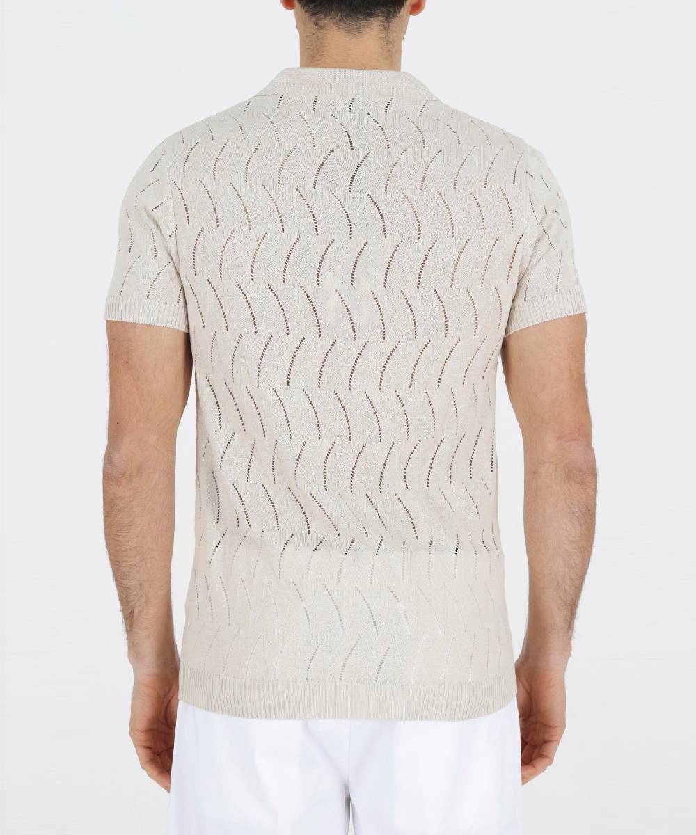 Over D MAGLIA COLLO POLO DERBY In Linea