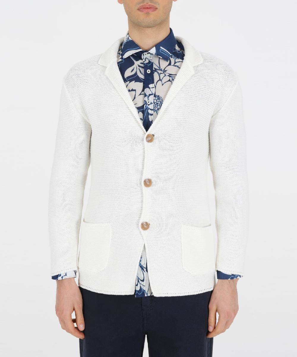 Over D GIACCA CARDIGAN COLLO 'REVERS' Qualità