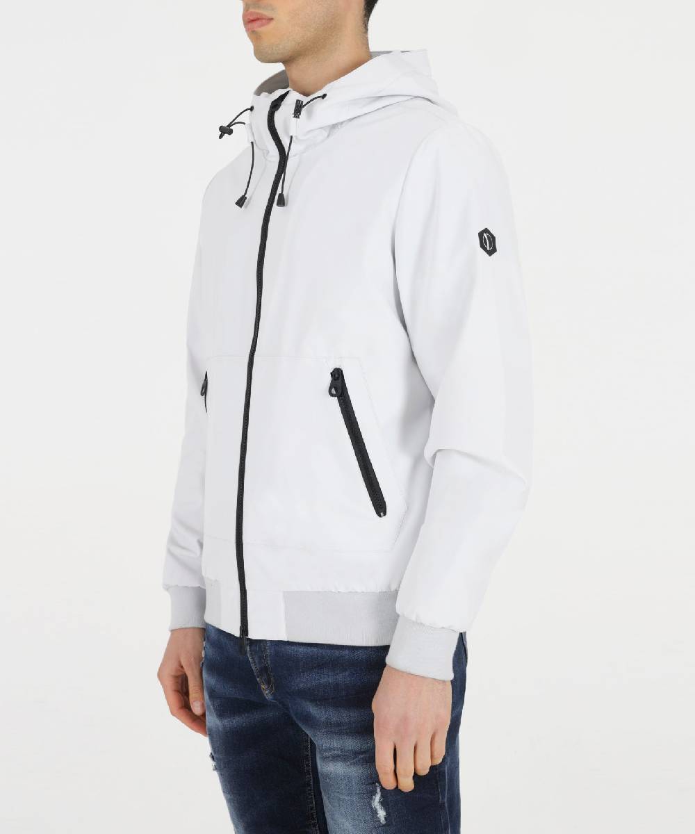 Over D GIUBBOTTO MODELLO BOMBER CON CAPPUCCIO Soddisfazione Garantita