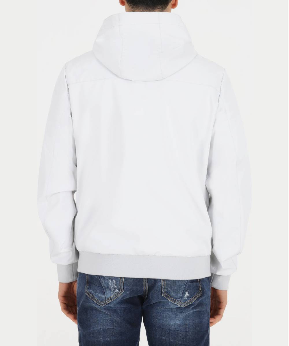 Over D GIUBBOTTO MODELLO BOMBER CON CAPPUCCIO Soddisfazione Garantita