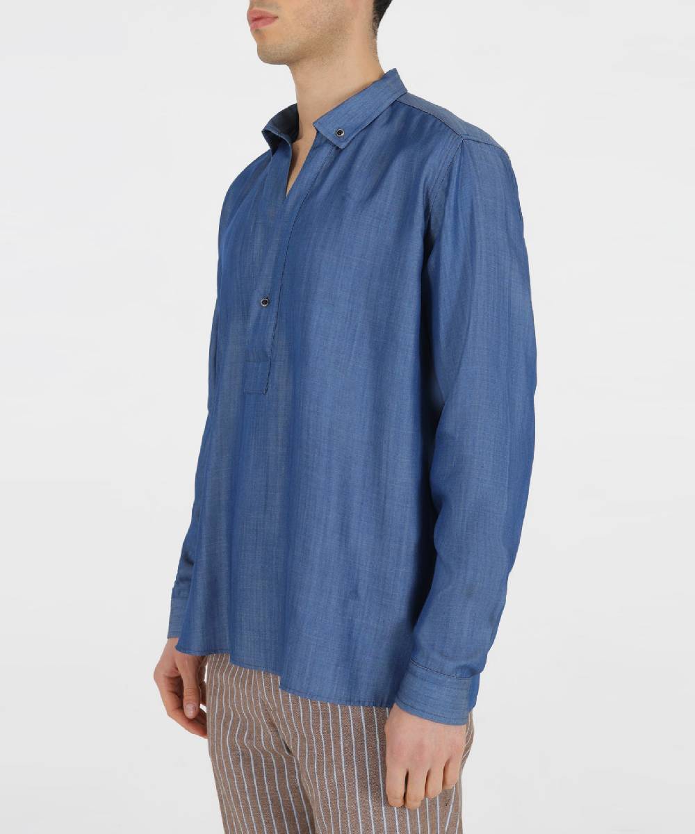Over D CAMICIA MODELLO BLUSA COLLO B.DOWN Shopping Online