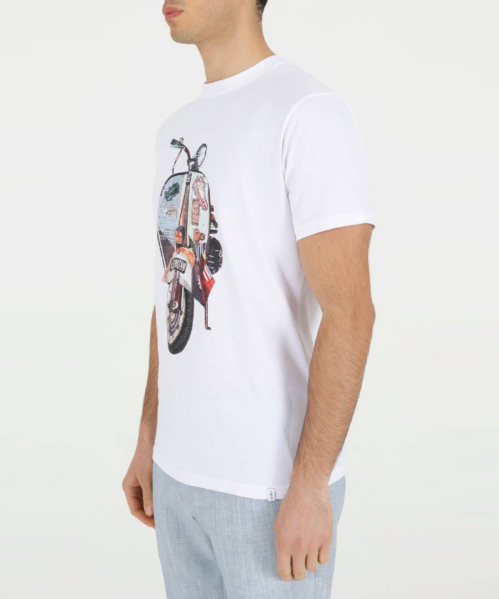 Over D T-SHIRT CON GRAFICA VESPA Promozione Limitata