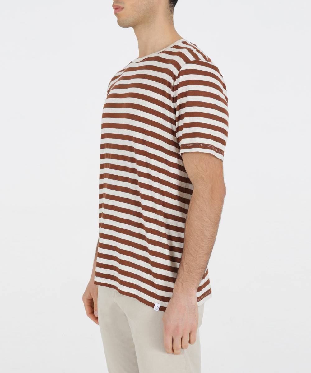 Over D T-SHIRT A RIGATA In Vendita