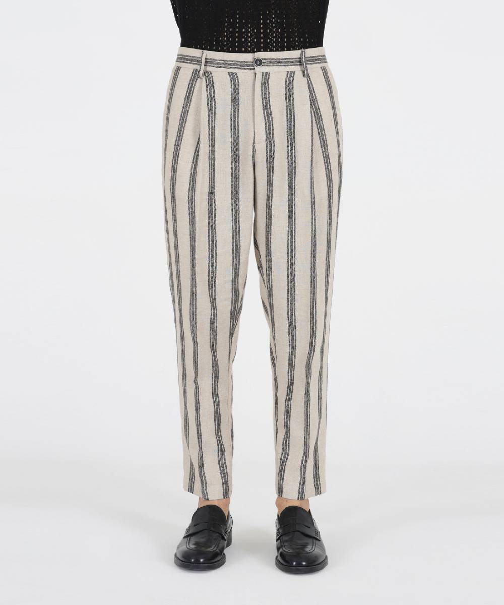 Over D PANTALONE TAPERED FIT 1 PINCE In Saldo