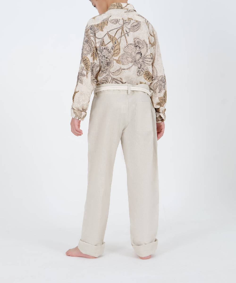 Over D PANTALONE CON CINTURINO LUNGO In Saldo