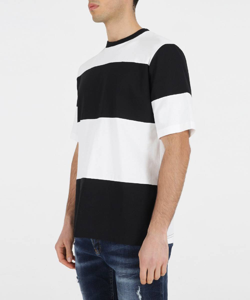 Over D T-SHIRT COLOR-BLOCK Italia