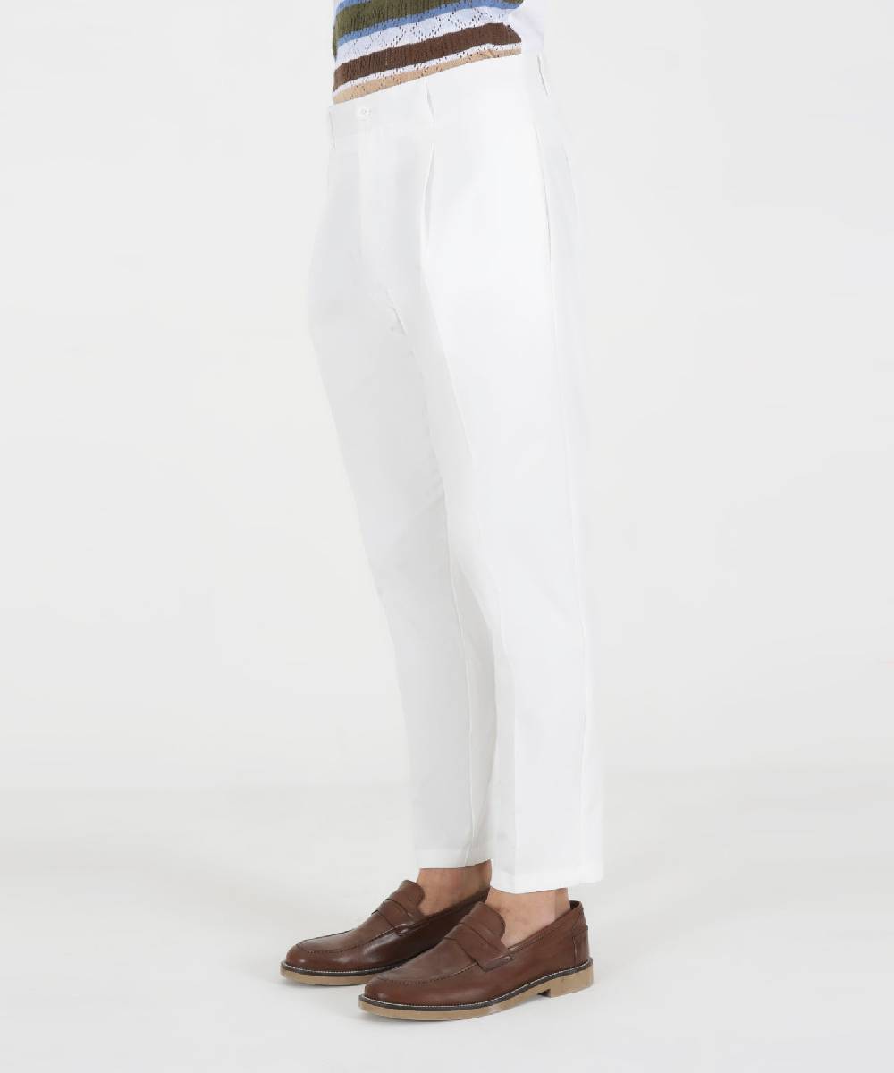 Over D PANTALONE 1 PINCE TAPERED FIT In Linea