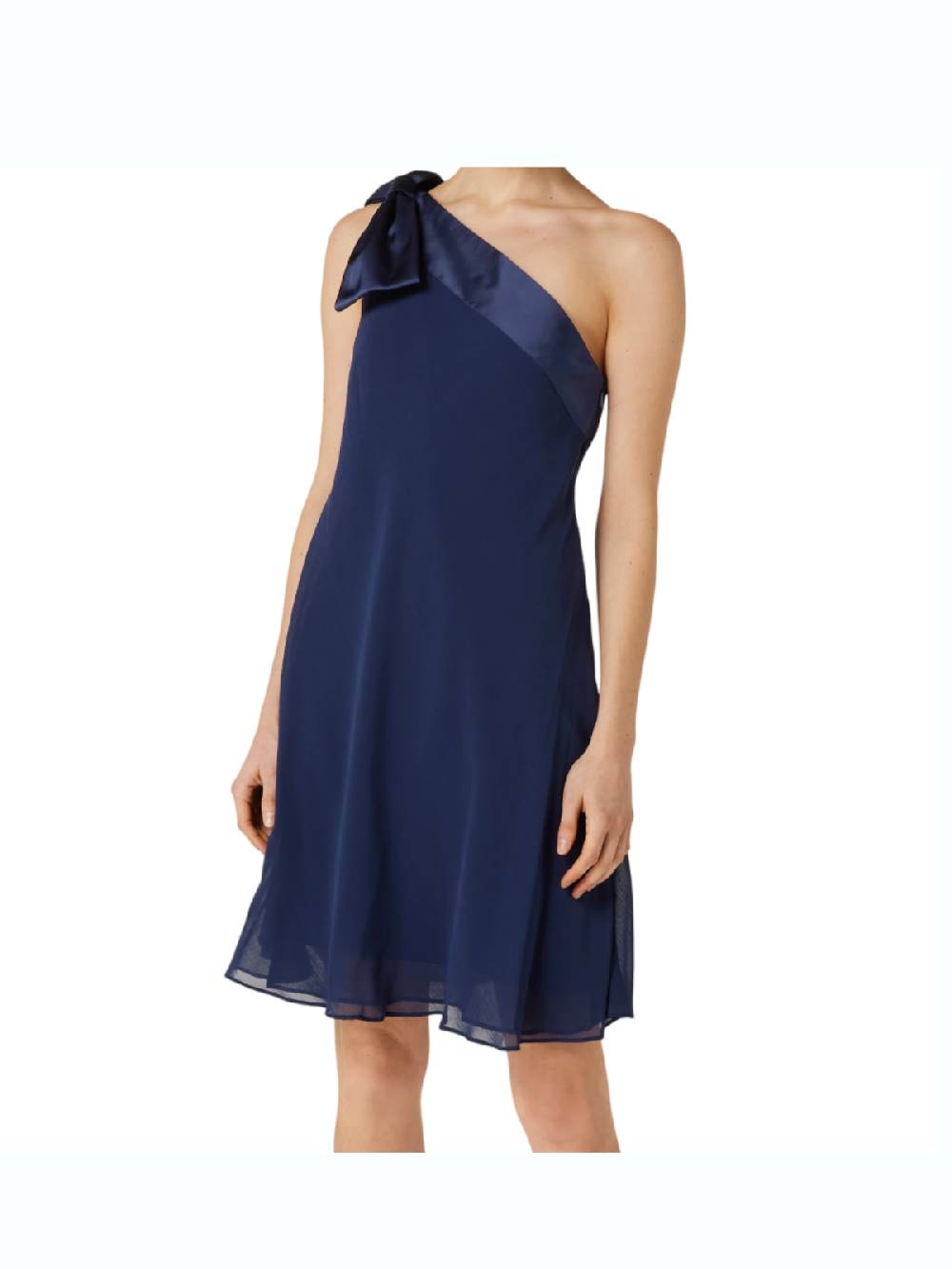 LAUREN RALPH LAUREN ABITO MONOSPALLA CON FIOCCO BLU 253937401002 SKU: 253937401002 Acquista Ora