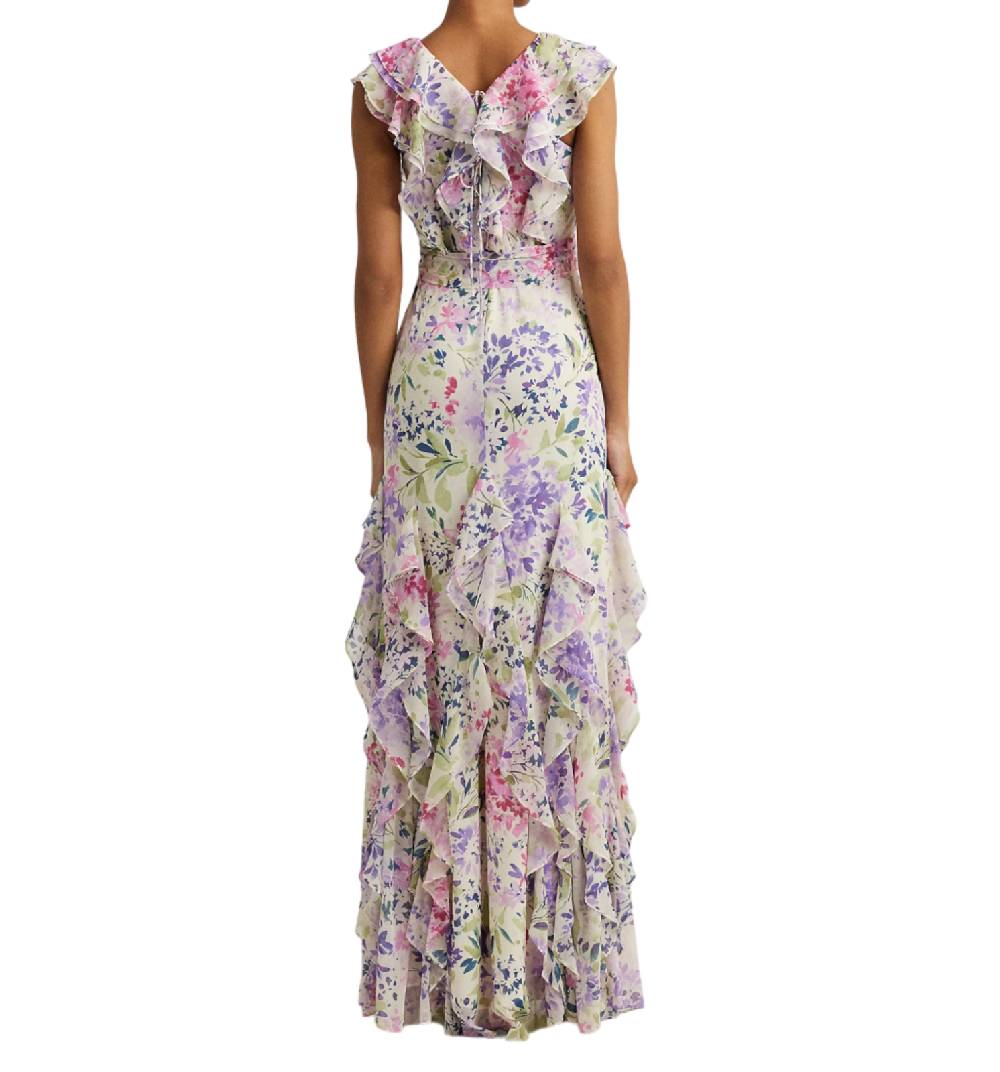 LAUREN RALPH LAUREN ABITO A FIORI IN GEORGETTE 253933485001 SKU: 253933485001 In Linea