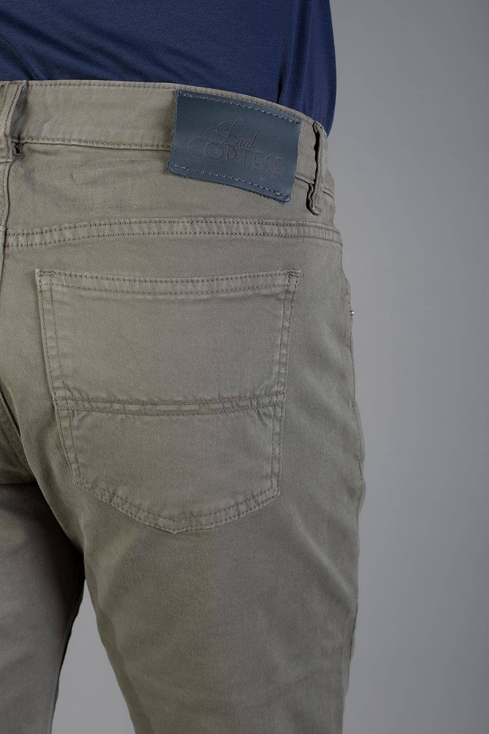 Paul Cortese Gabardine 5 tasche Green Promozione
