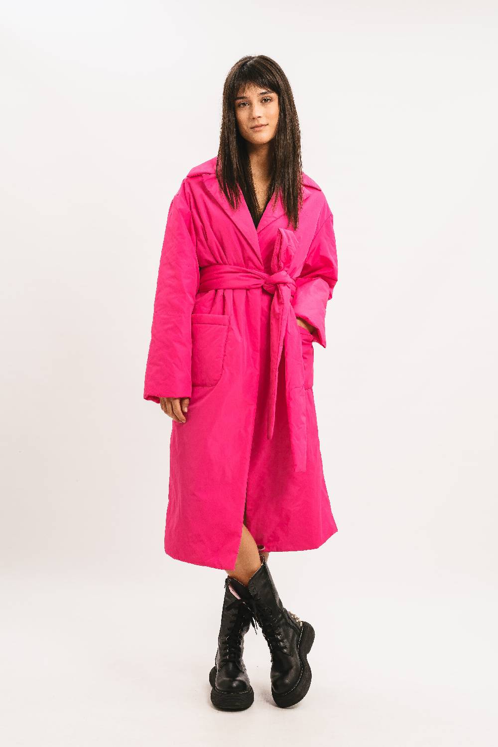 Pink Memories Giacca 100 grammi oversize lunga Saldi Di Fabbrica
