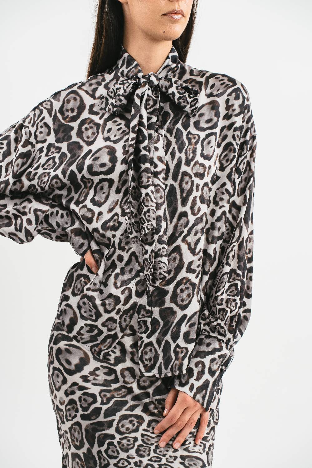 Pink Memories Camicia stampata con pizzo Nuovo