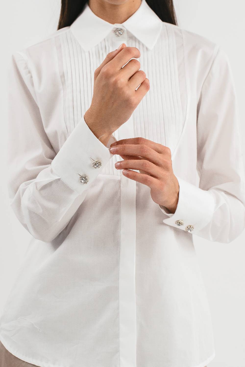 Pink Memories Camicia con plastron a pieghe Qualità Garantita