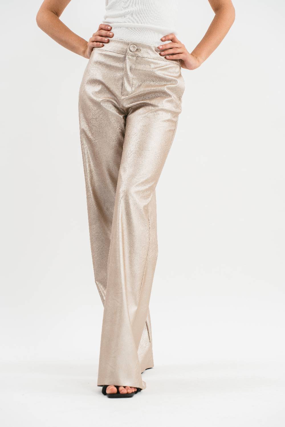 Pink Memories Pantalone in eco pelle Fino Al -60%