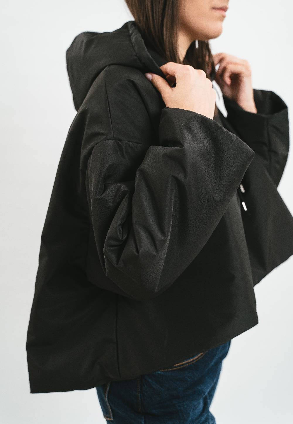 Pink Memories Poncho con cappuccio imbottito Spedizione Gratuita