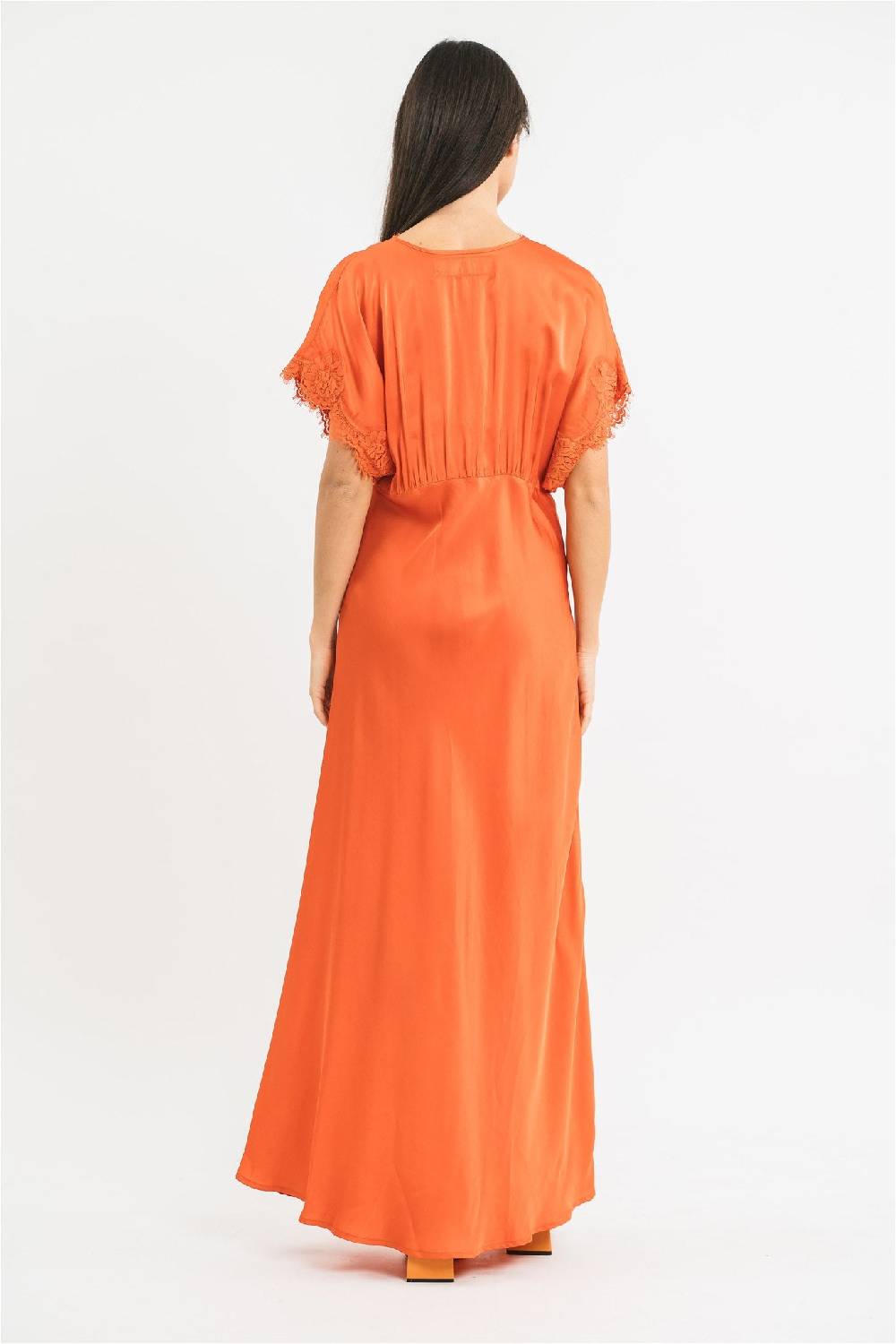 Pink Memories Abito con pizzo stile impero Offerte