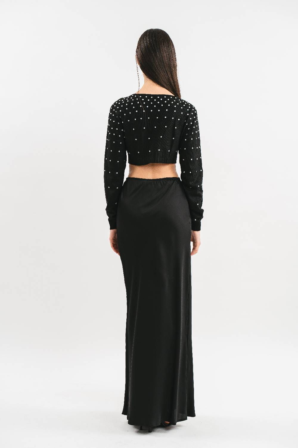 Pink Memories Coprispalle crop con strass Promozione