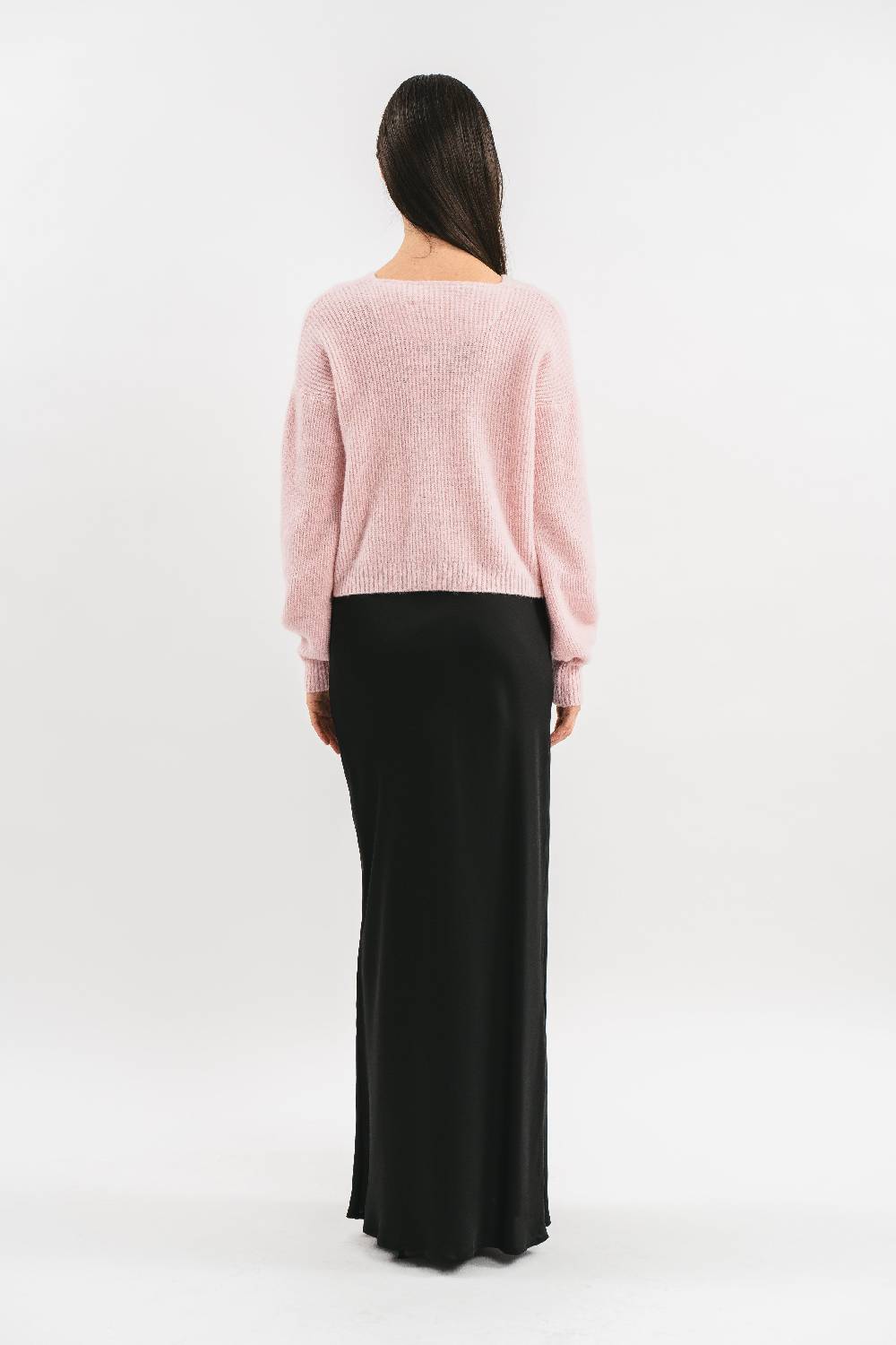 Pink Memories Cardigan crop con bottoni gioiello Economico