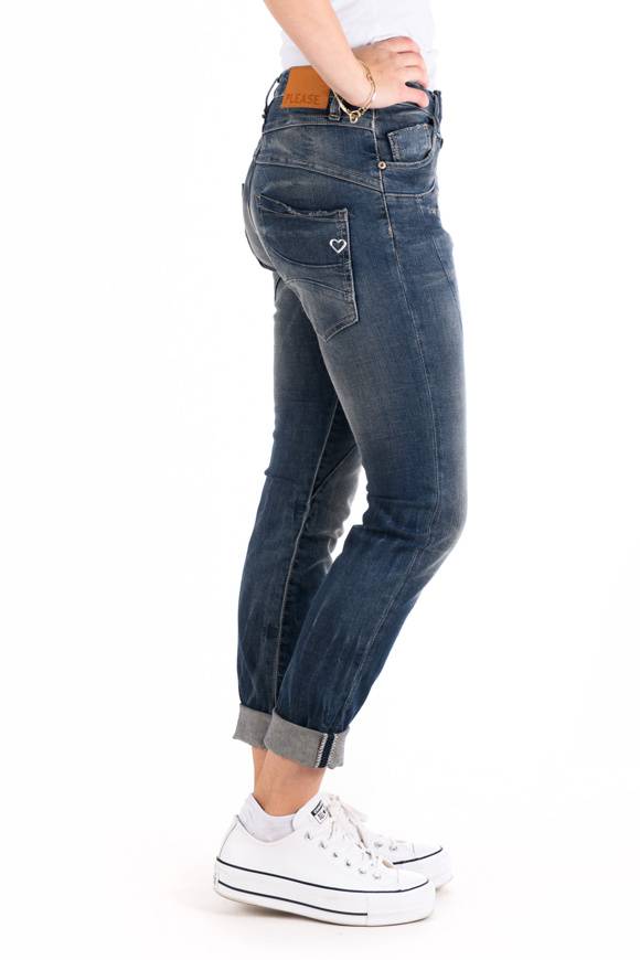 Please Jeans Please - Jeans P78 PL3 - Blu Denim Saldi Di Fabbrica