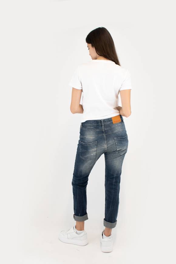 Please Jeans Please - Jeans P78 PL3 - Blu Denim Saldi Di Fabbrica