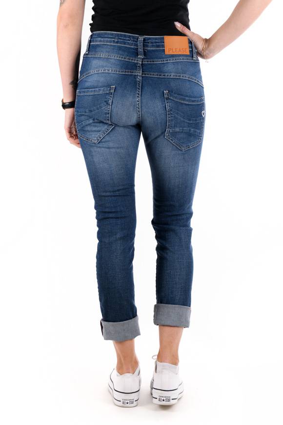 Please Jeans Please - Jeans P78 E25 - Blu Denim Vendite Flash