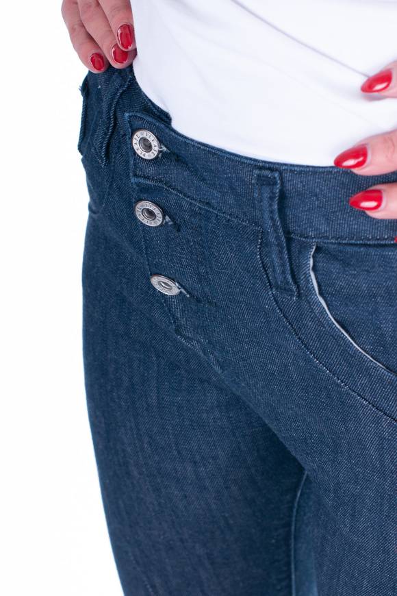 Please Jeans Please - Jeans P78 WN5 - Blu Denim In Saldo