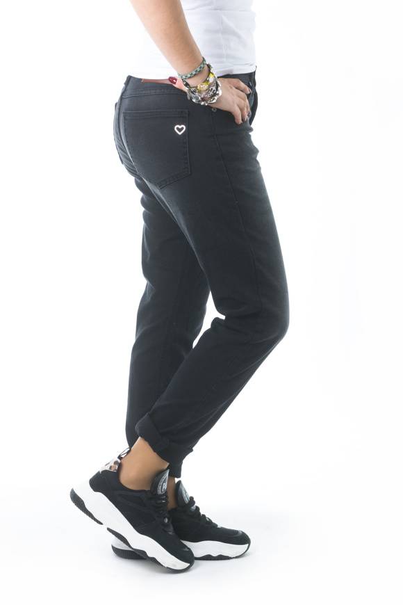 Please Jeans Please - Jeans P33 M7Q - Nero Denim Nuova
