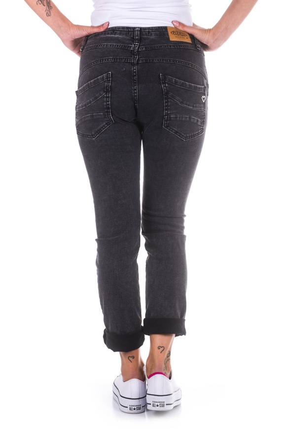 Please Jeans Please - Pantaloni P78 P3M - Nero Denim Moda