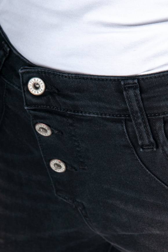 Please Jeans Please - Jeans P78 W4V - Nero Denim Nuovo