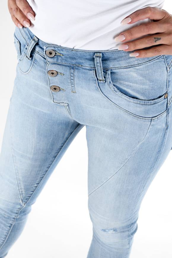 Please Jeans Please - Jeans P78 W2R - Blu Denim Qualità