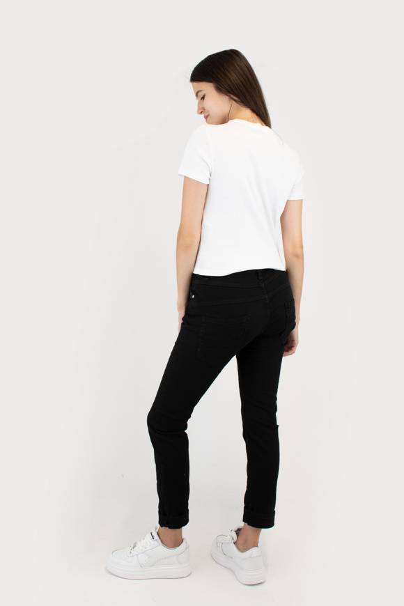 Please Jeans Please - Jeans P78 - Nero Bull Denim Spedizione Gratuita