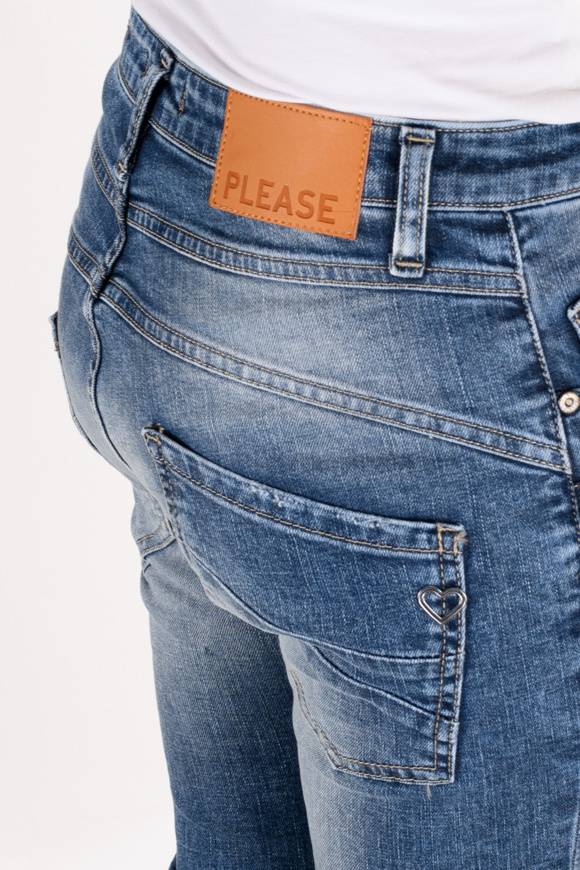 Please Jeans Please - Jeans P78 PVI - Blu Denim Pezzi Unici