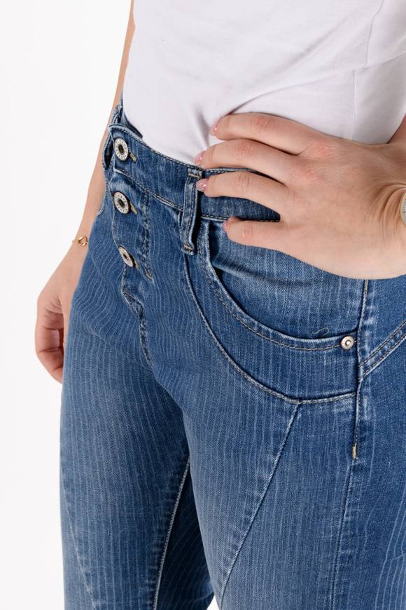 Please Jeans Please - Jeans P78 DVC - Blu Denim Acquista Ora