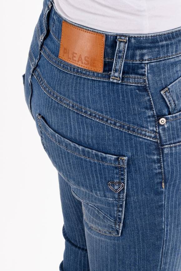 Please Jeans Please - Jeans P78 DVC - Blu Denim Acquista Ora